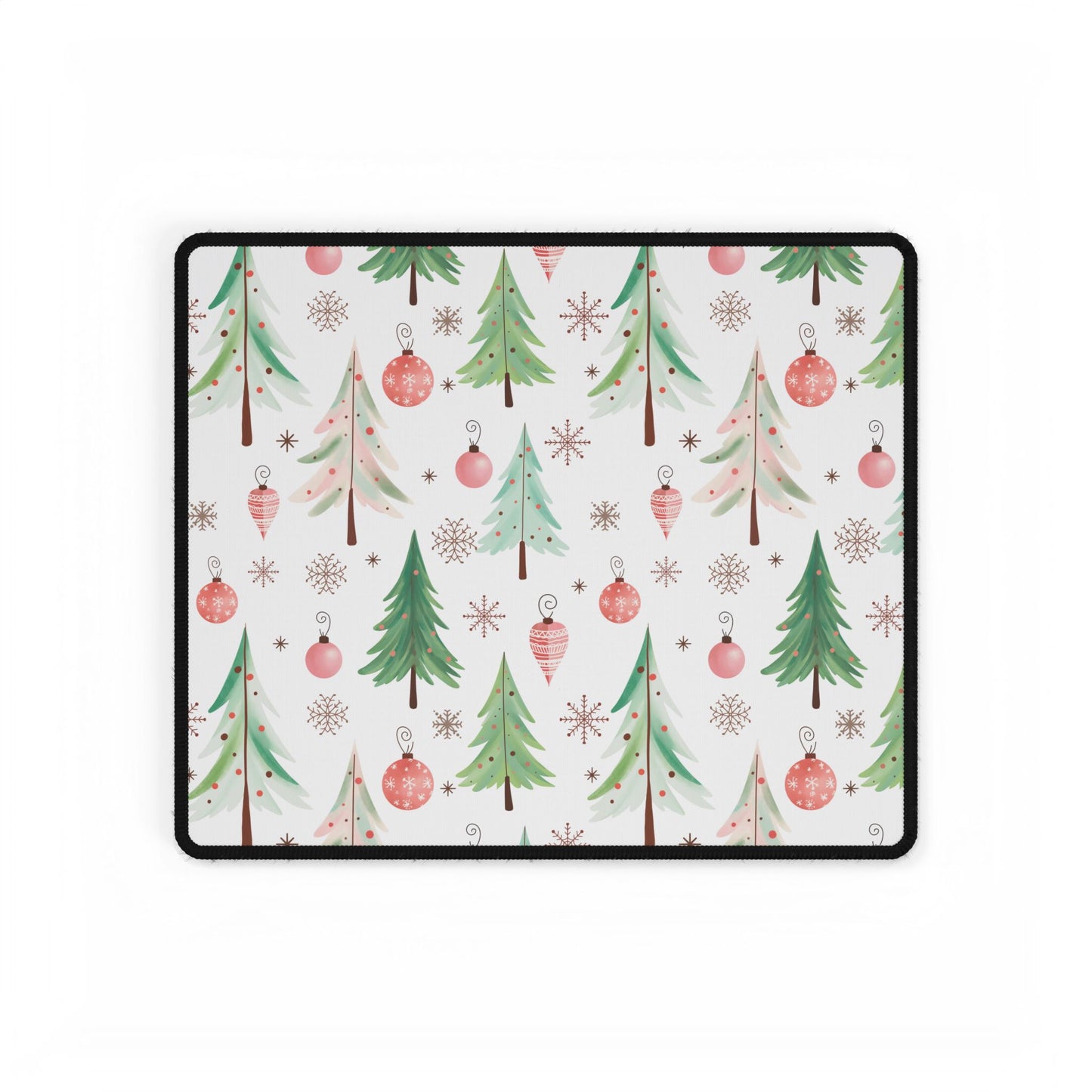 Christmas Tree Design Desk Mat, Office Decor Mousepad, Holiday Gift Pad for Desk, Festive Computer Mat, Desk Protector Accessories