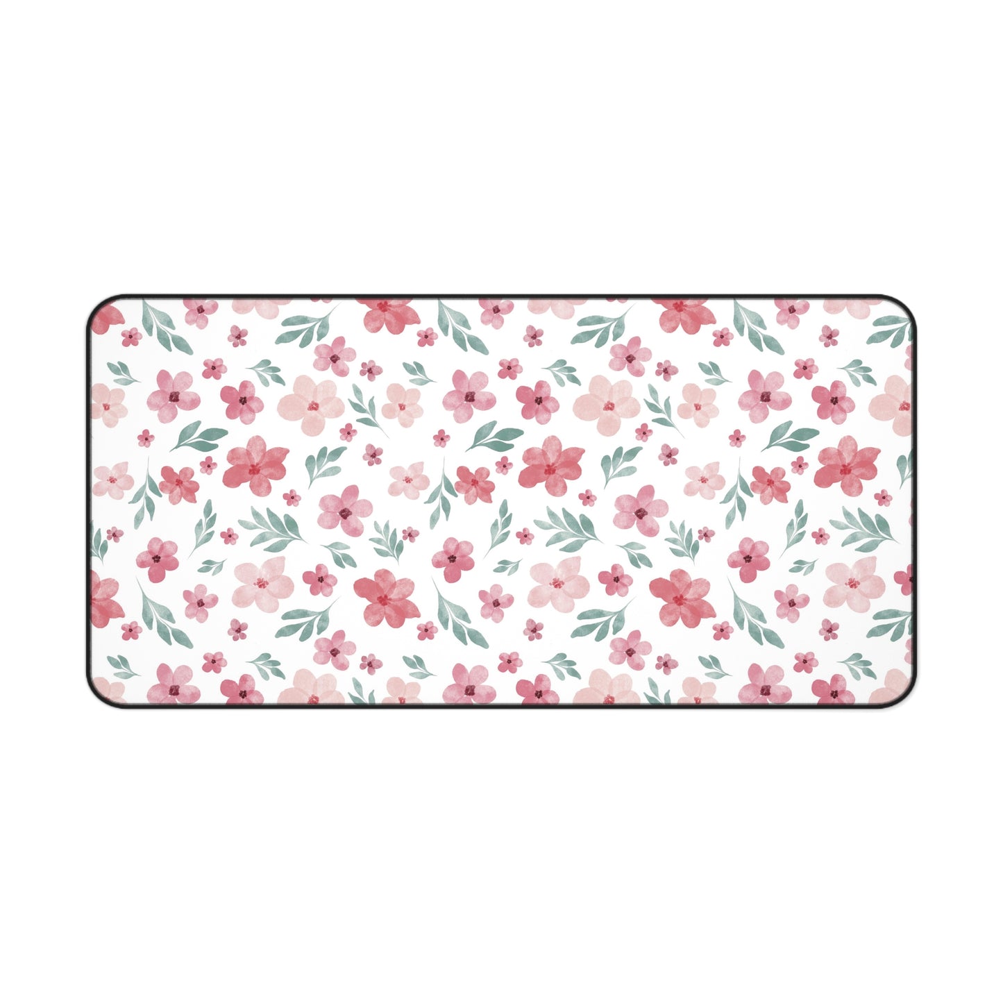 Copy of Pastel Desk Mat, Floral Mouse Pad, Pink Floral Desk Mat, Floral Pattern Desk Mat