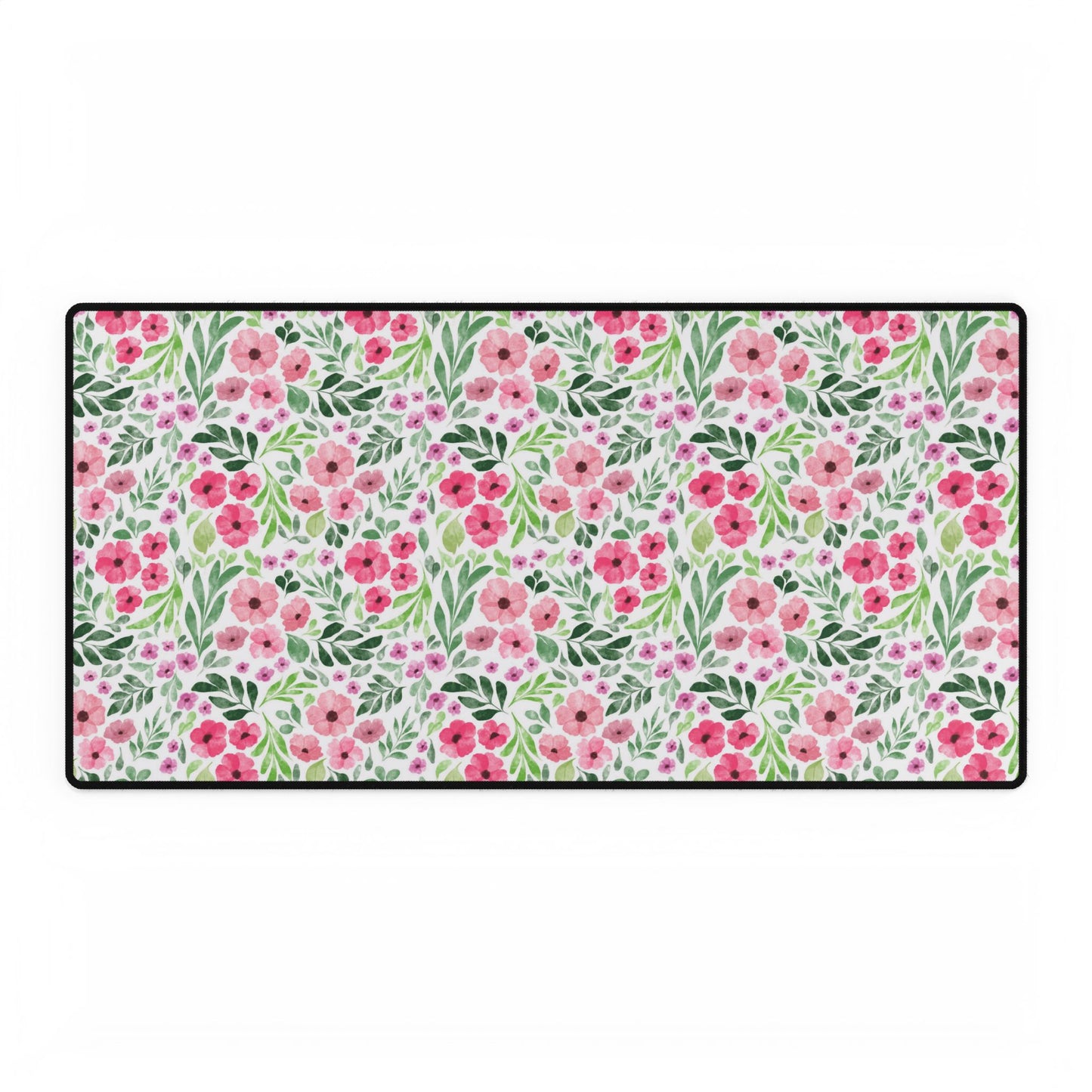Floral Desk Mat, Vibrant Mouse Pad