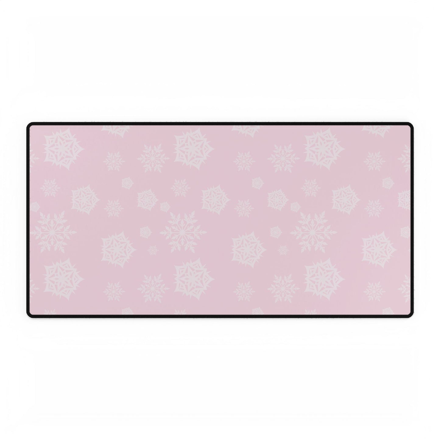 Christmas Desk Mats, Pink Theme Holiday Mouse Pad, Festive Office Decor, Cute Computer Mouse Mat, Seasonal Desk Accessories
