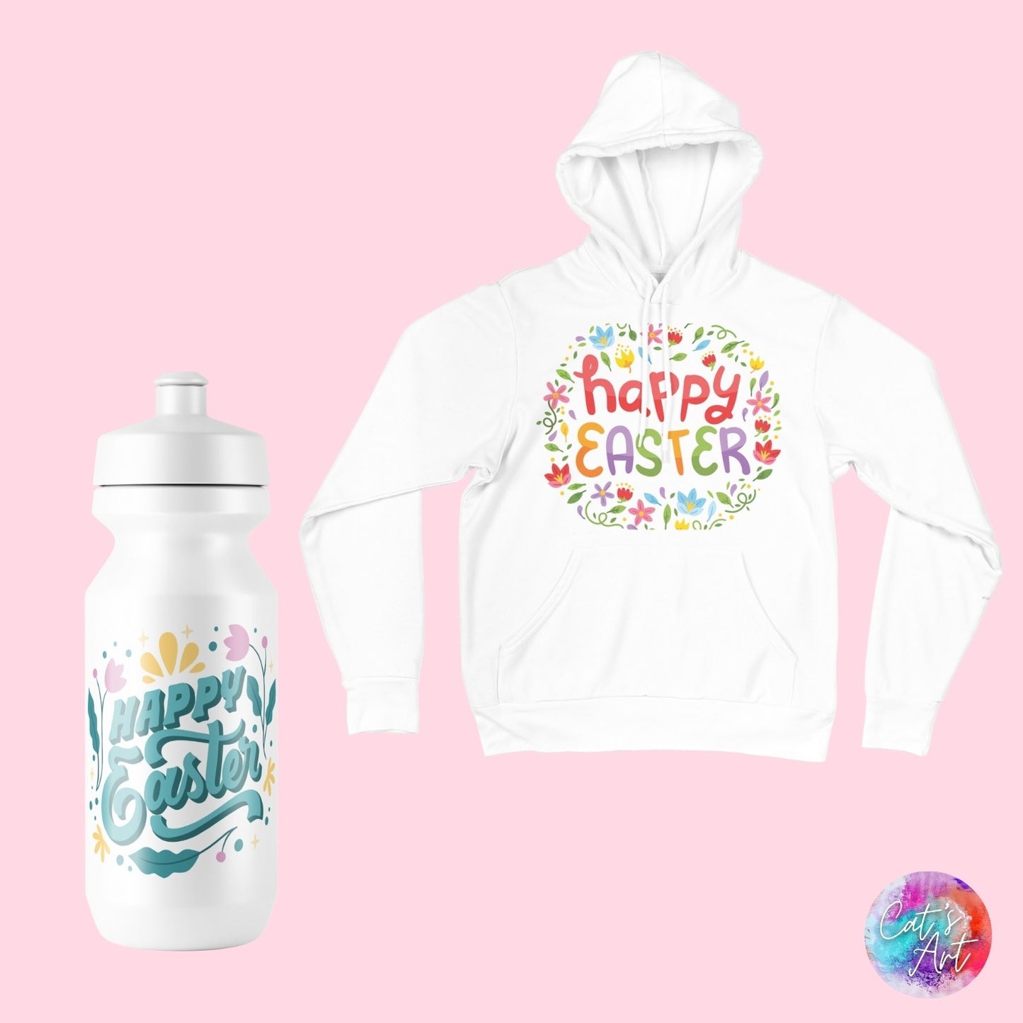 Happy Easter SVG, PNG Clipart | Cute Easter Illustrations for Cricut & Sublimation