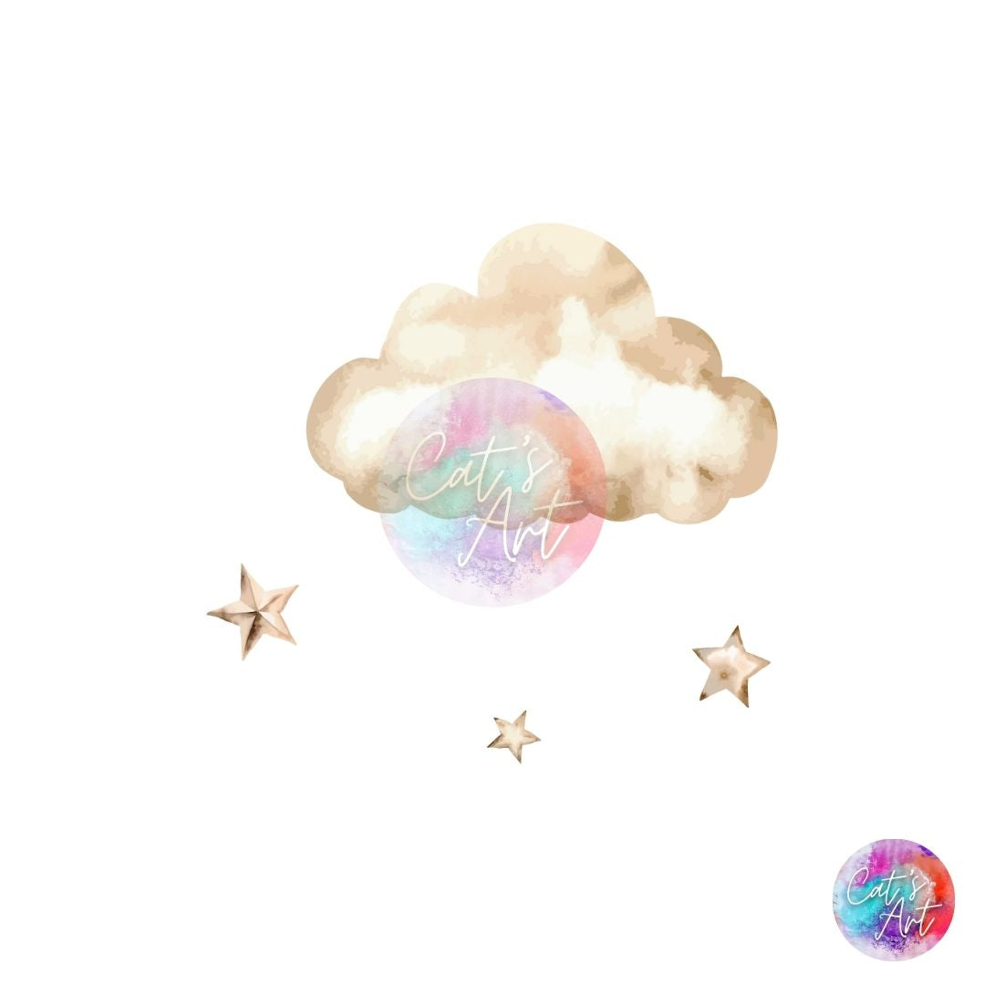 Baby Shower SVG, PNG, AI Bundle, Watercolor clipart