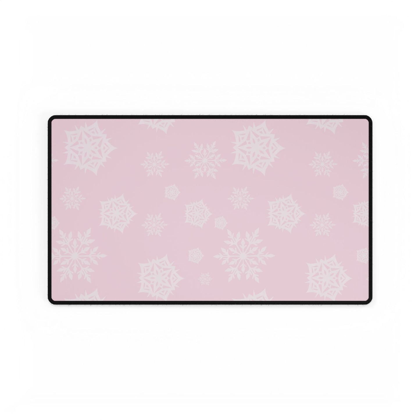 Christmas Desk Mats, Pink Theme Holiday Mouse Pad, Festive Office Decor, Cute Computer Mouse Mat, Seasonal Desk Accessories