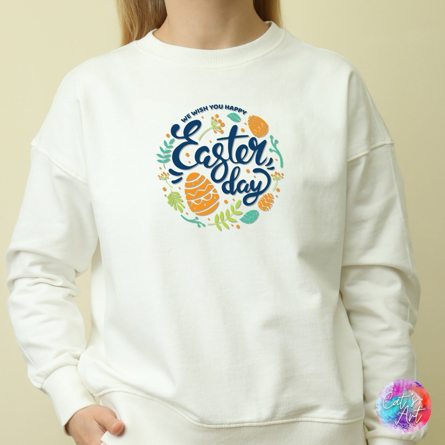 Happy Easter SVG, PNG Clipart | Cute Easter Illustrations for Cricut & Sublimation