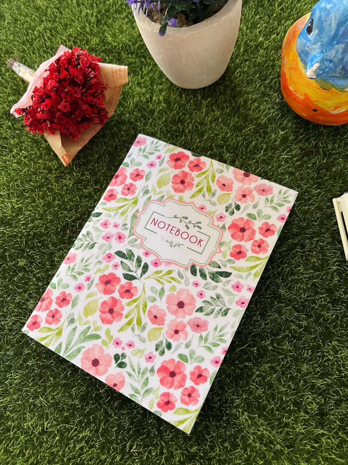 Original Floral Illustration Pocket Notebook – Small & Stylish