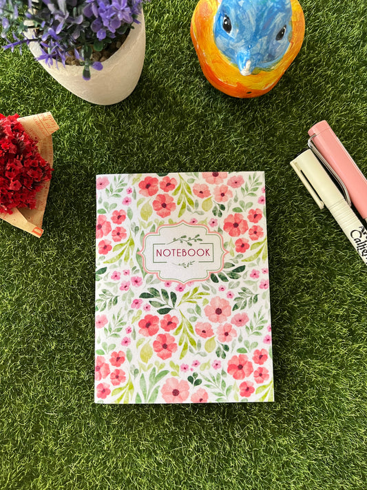 Original Floral Illustration Pocket Notebook – Small & Stylish
