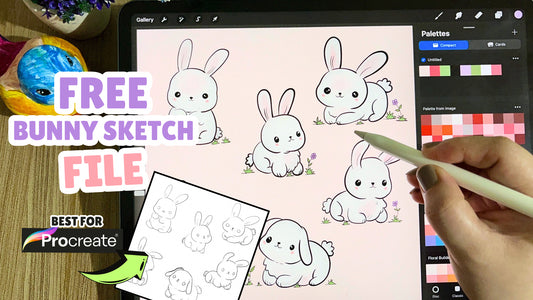 FREE Bunny Sketch file for Reference