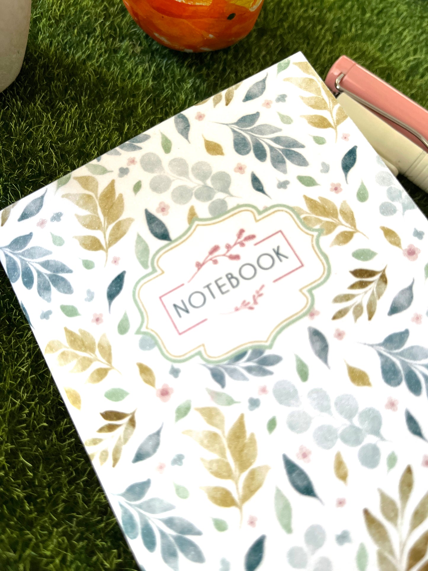 Original Watercolor Leaves Illustration Pocket Notebook – Small & Stylish (Copy)