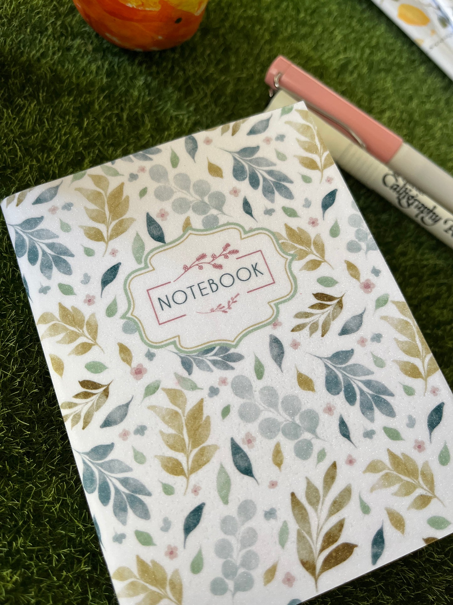 Original Watercolor Leaves Illustration Pocket Notebook – Small & Stylish (Copy)