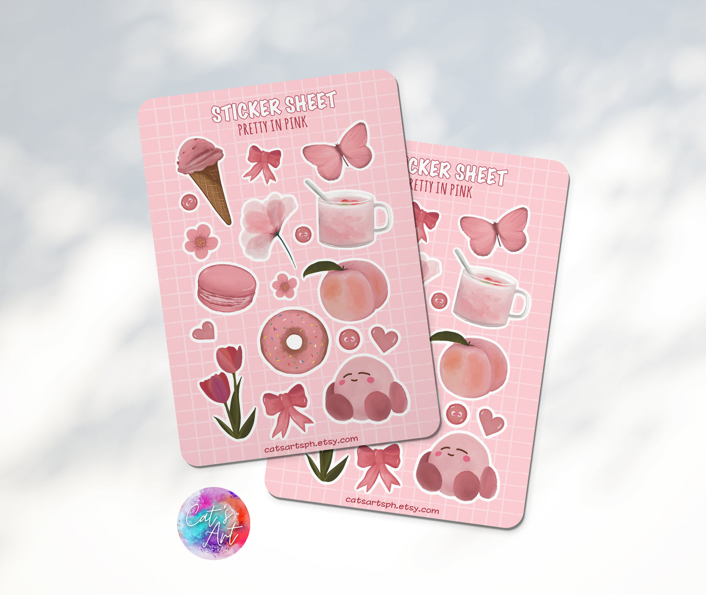 Pink Valentine Vinyl Sticker Pack