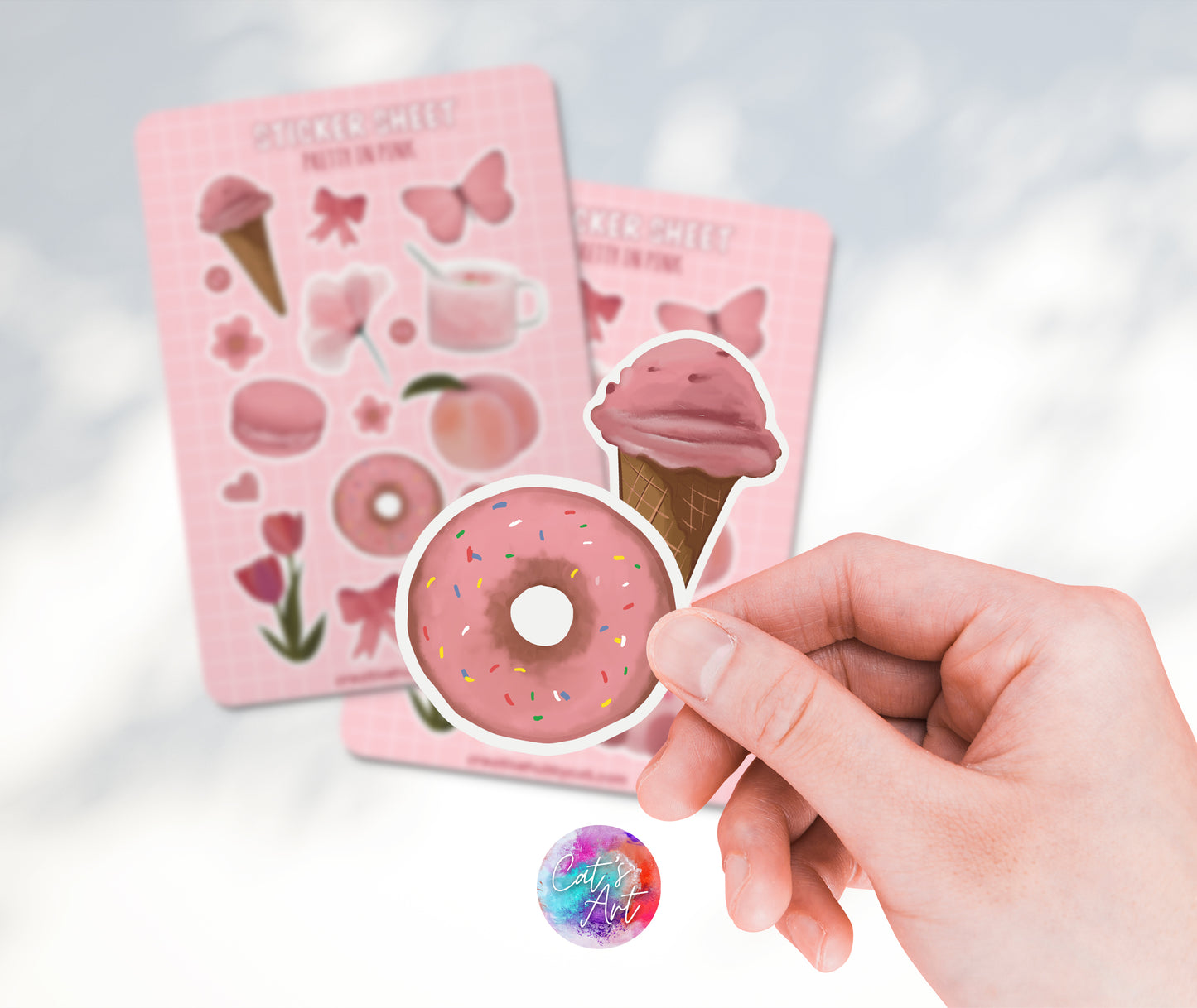 Pink Valentine Vinyl Sticker Pack