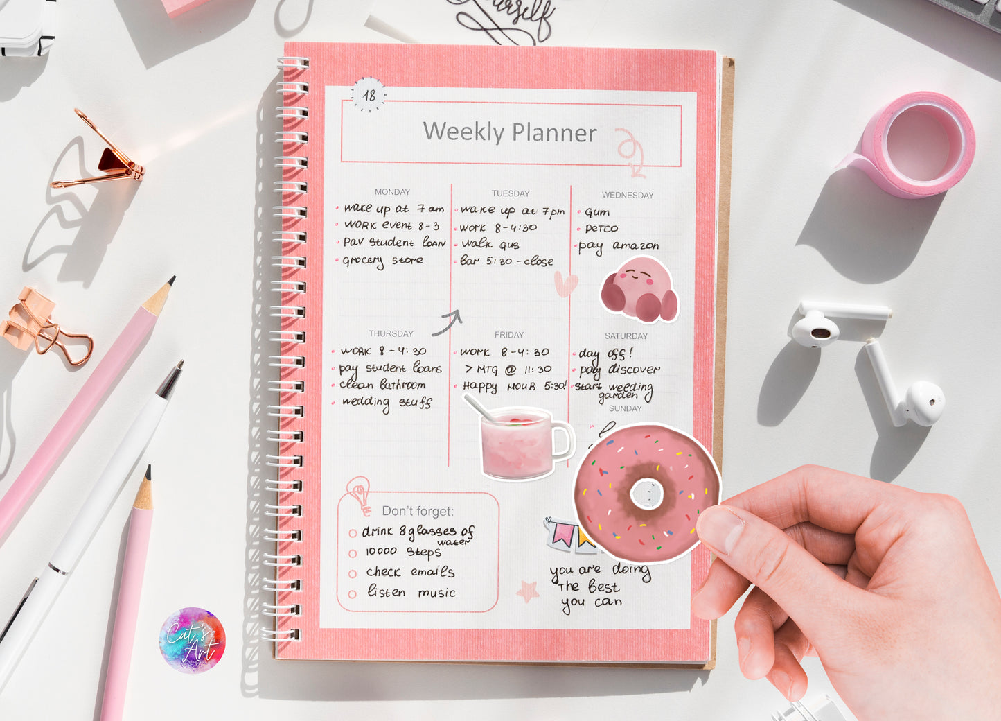 Pink Valentine Vinyl Sticker Pack