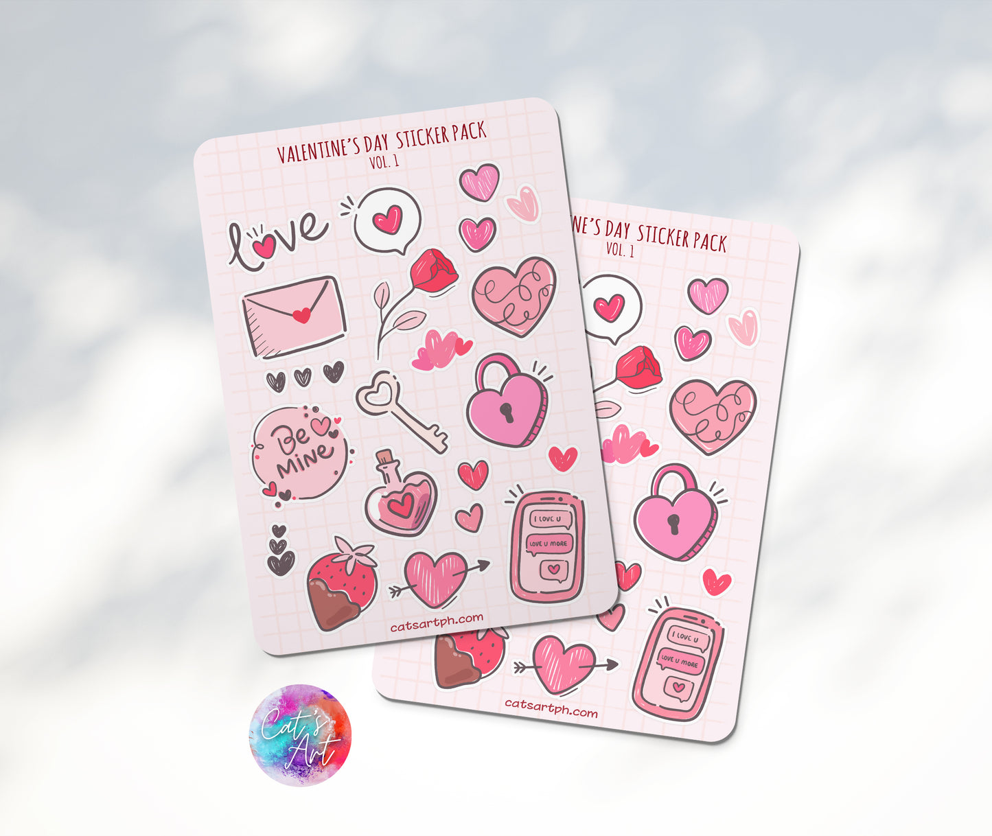 Valentine's Day Vol. 1 Vinyl Sticker Pack