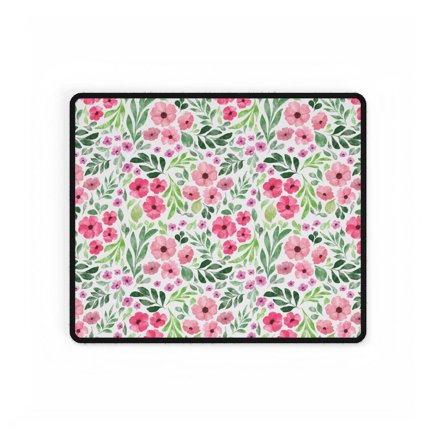 Floral Desk Mat, Vibrant Mouse Pad