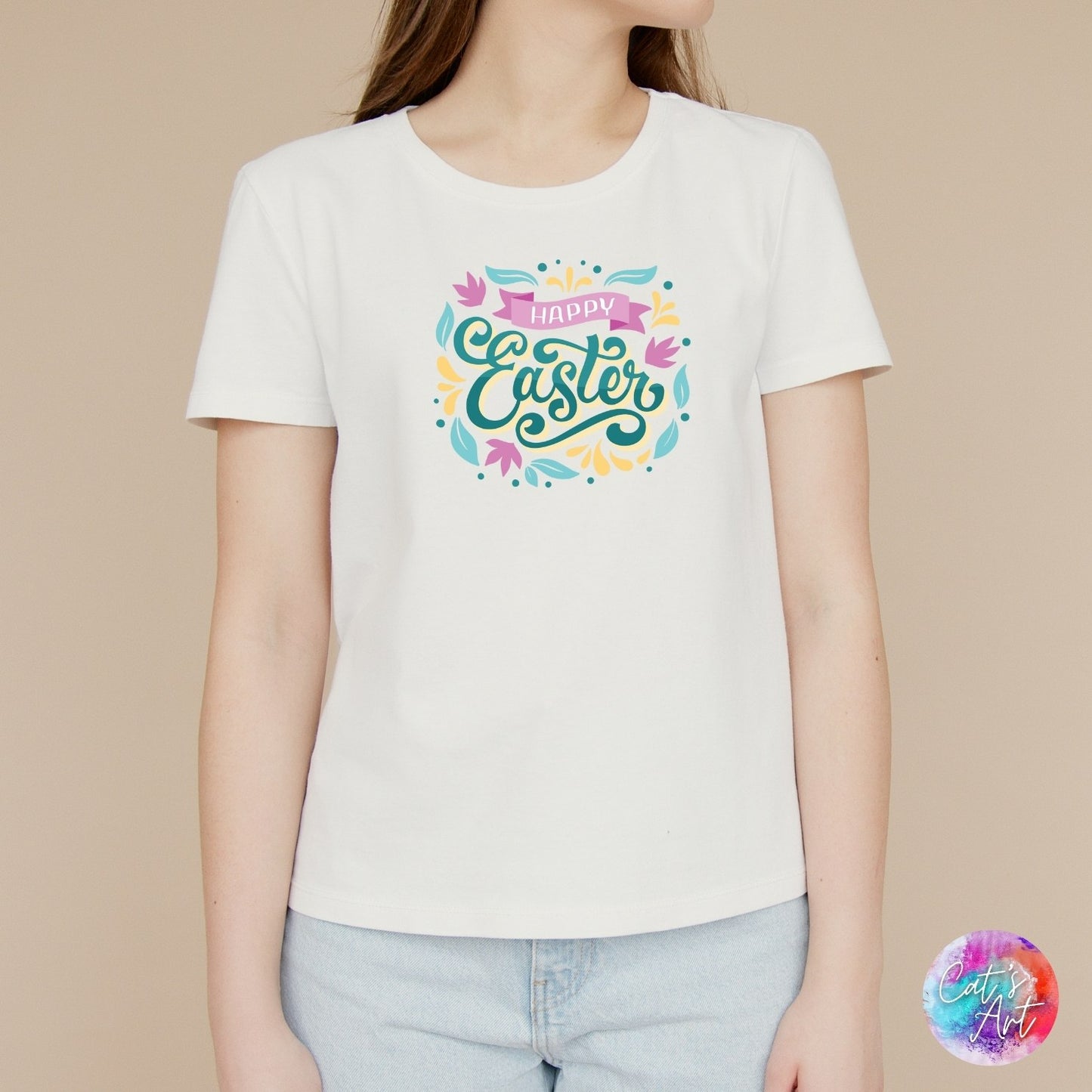 Happy Easter SVG, PNG Clipart | Cute Easter Illustrations for Cricut & Sublimation