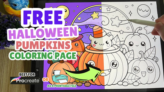 Spooky Halloween Coloring Page PNG