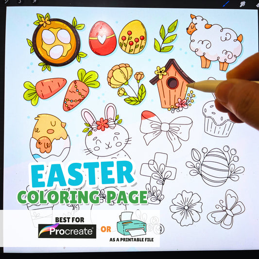 Easter Coloring Page