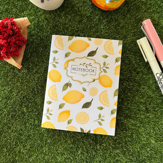 Original Lemon Illustration Pocket Notebook – Small & Stylish