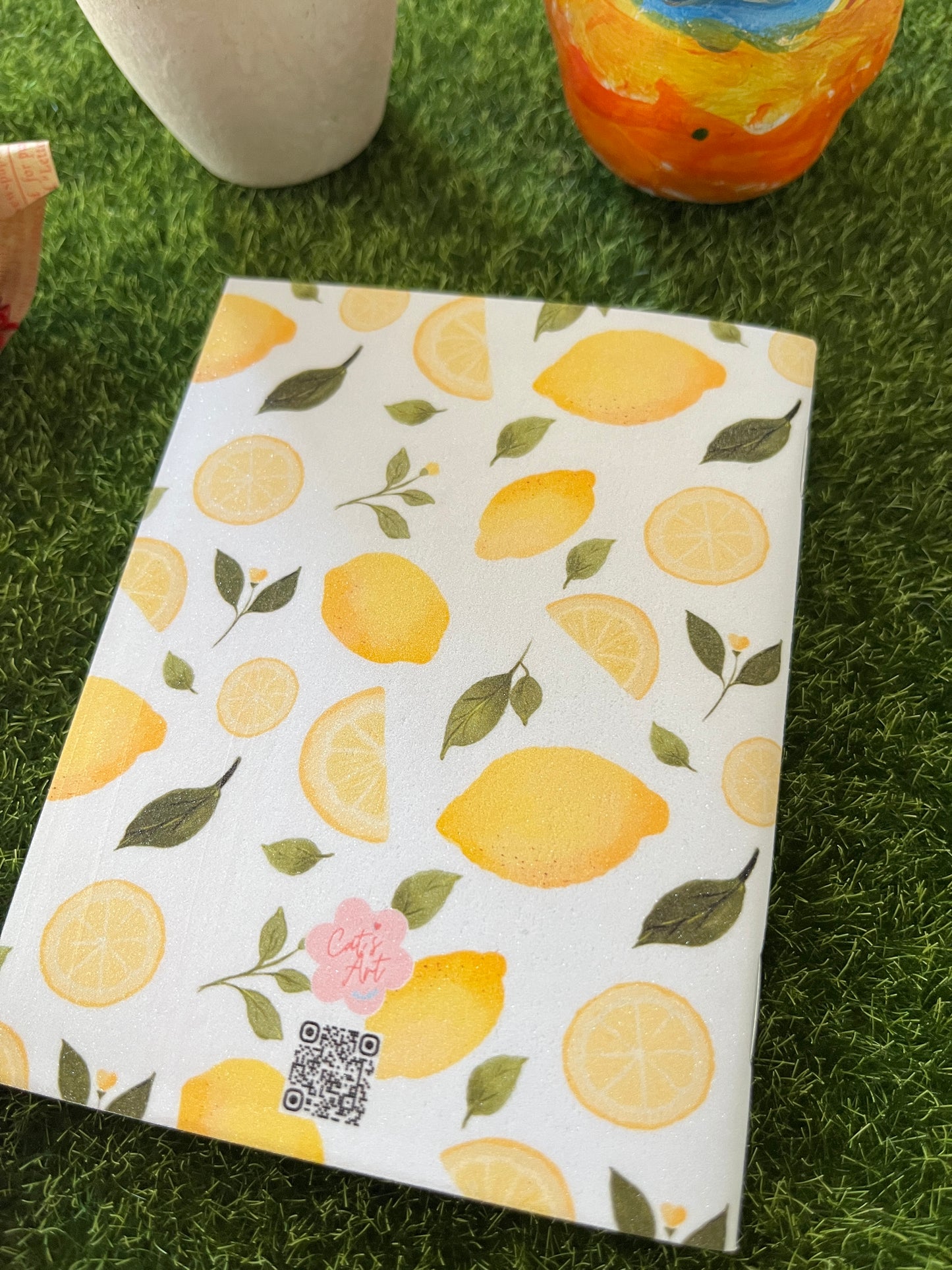 Original Lemon Illustration Pocket Notebook – Small & Stylish