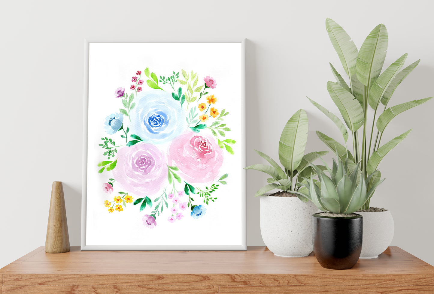 Spring Watercolor Floral - Printable Art
