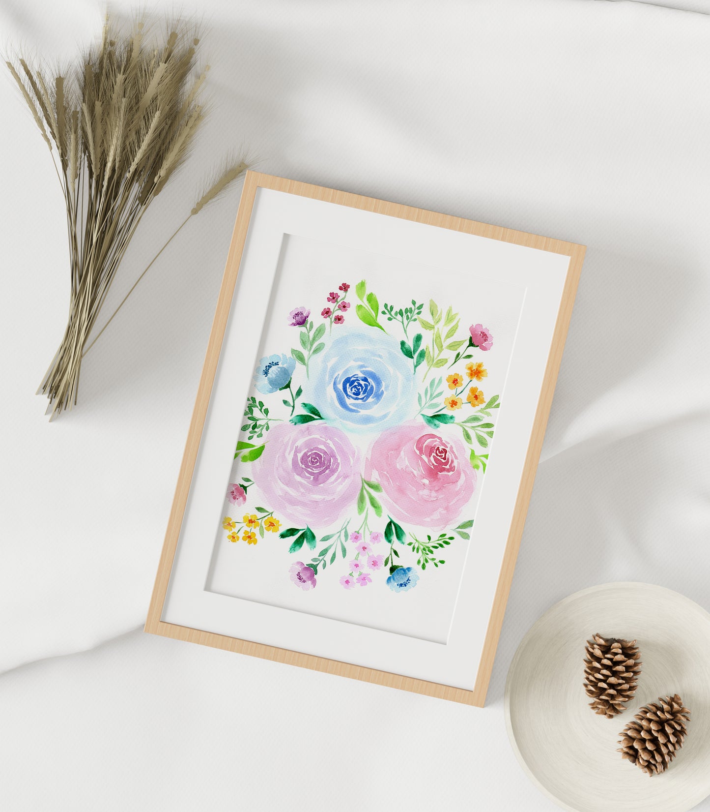 Spring Watercolor Floral - Printable Art
