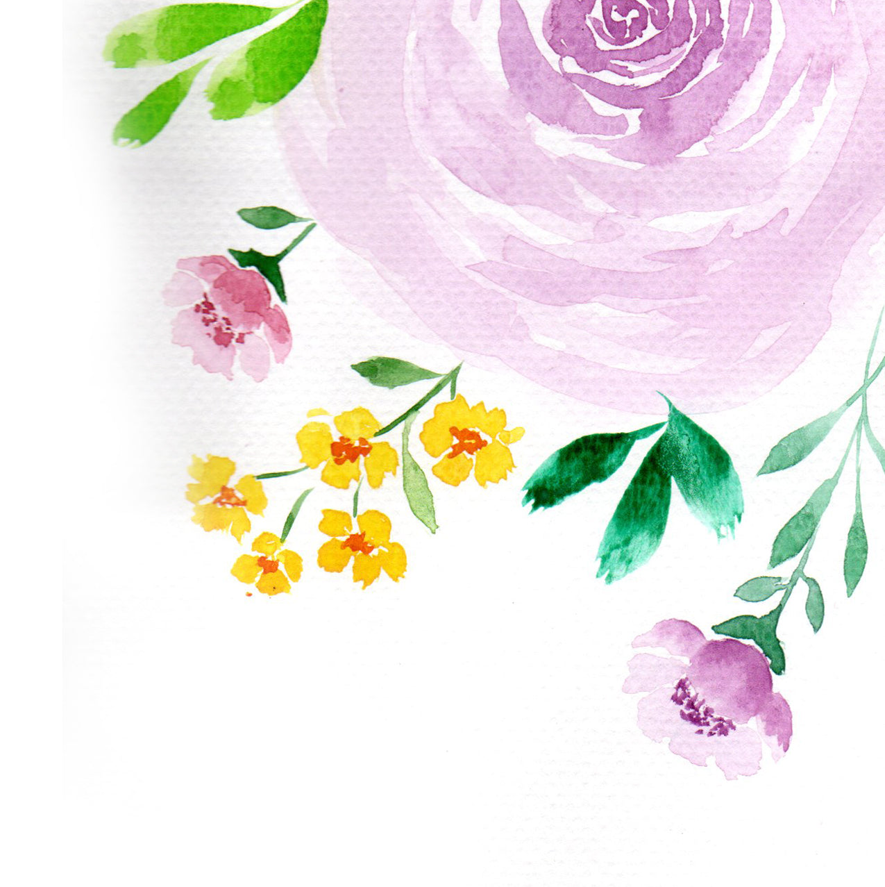 Spring Watercolor Floral - Printable Art
